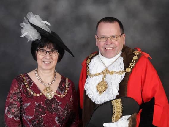 The current Mayor and Mayoress of the Borough of Scarborough, Cllr Joe and Mrs Margaret Plant
