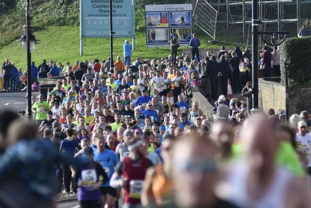 Runners at the Yorkshire Coast 10k