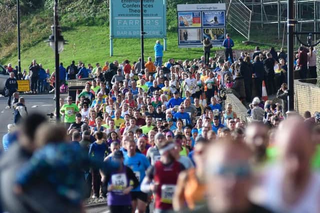 Runners tackling the McCain Yorkshire Coast 10k. Pictures by Richard Ponter & Mick Thompson.