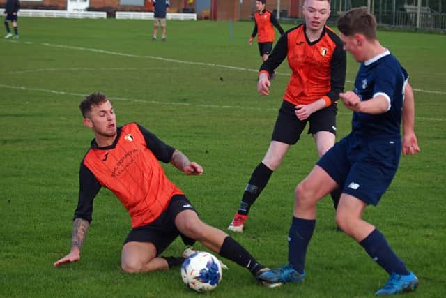 Cayton Athletic tangle with Lealholm