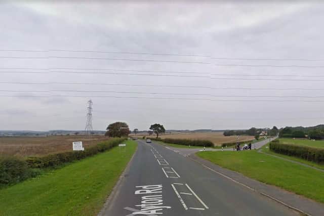 The crash happened on the B1261 at Irton, close to the junction with Irton Moor Road. Picture: Google