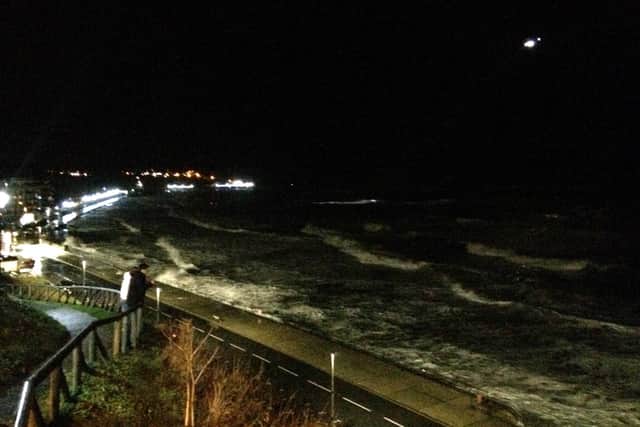 Rough seas during the search for the missing woman