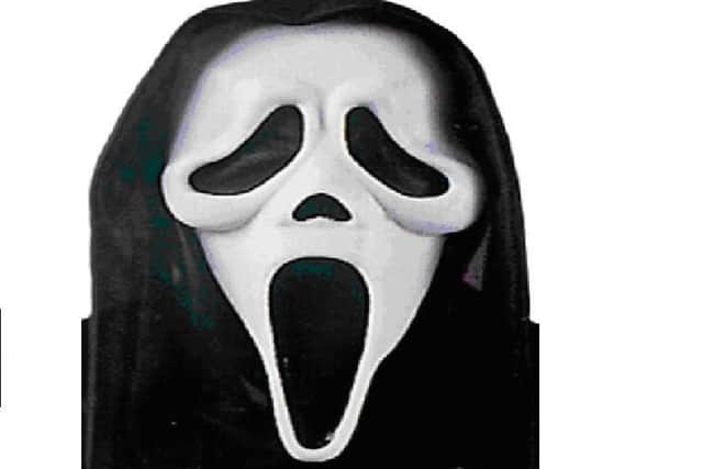 Scream mask.