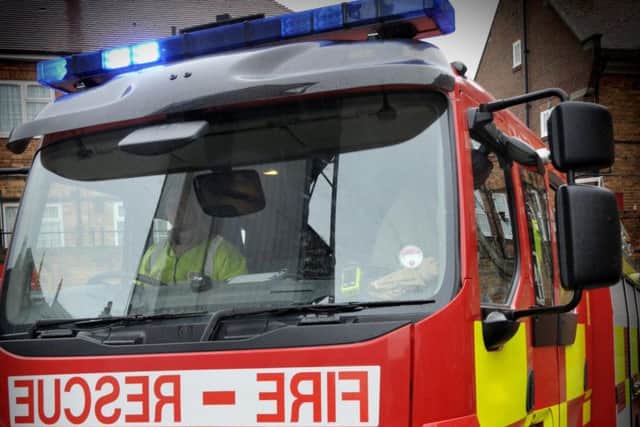 A fire broke out on Hanover Road.
