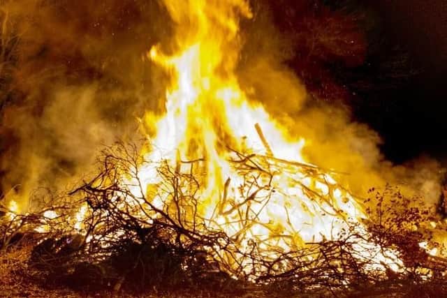 North Yorkshire Fire Service received nine calls relating to 'out of control' bonfires during Saturday's night shift.