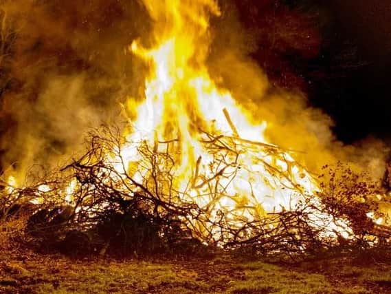 North Yorkshire Fire Service received nine calls relating to 'out of control' bonfires during Saturday's night shift.