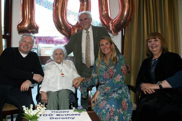 Dorothy Bradley celebrates her 100th birthday at Normanby House.