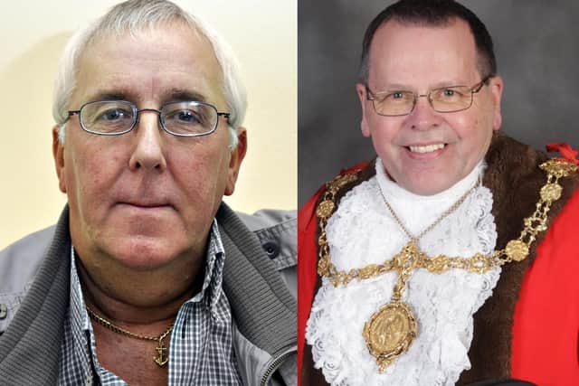 Cllr. Tony Randerson and mayor Joe Plant