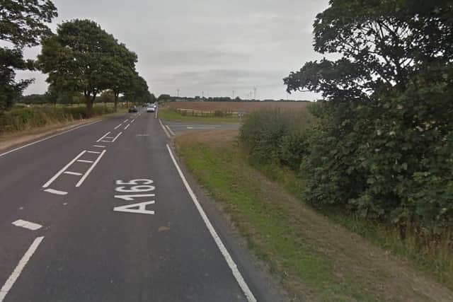 The A165 at Lebberston. Picture: Google.