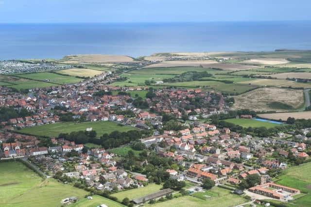 Flamborough from the air.