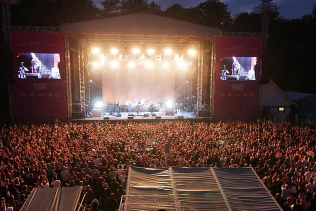 Noel Gallagher's gig at the Open Air Theatre earlier this year