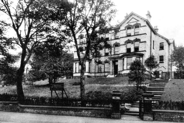 This picture shows the Old Scarborough Girls High School which was at the bottom of Westbourne Grove. In 1922, 150 girls took up residence in the building which was originally known as Westlands, and had been built in 1877 as a private girls' boarding school.Photo reproduced courtesy of the Max Payne collection. Reprints can be ordered with proceeds going to local charities. Telephone 0330 1230203 and quote reference number