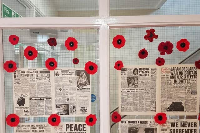 Part of the Priceholme display.
