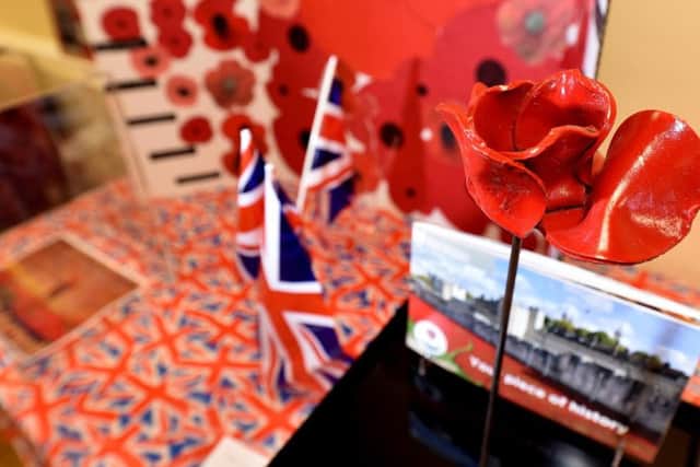 Ceramic poppy.