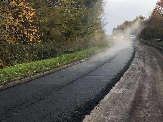 Resurfacing works on the A64 have been completed