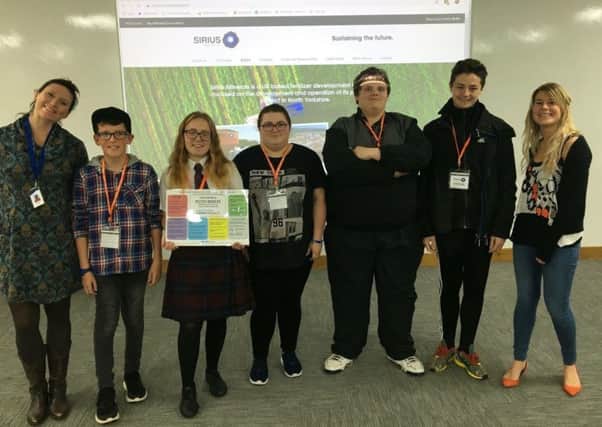 A group of young carers have taken part in a project with Sirius Minerals.