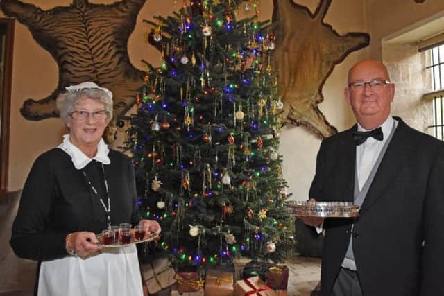 Visitors to Nunnington Hall will be welcomed to the 1920s area by the Butler with a tot of sherry to enjoy by a roaring fire.