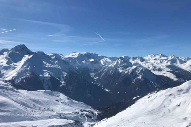 The view from La Plagne