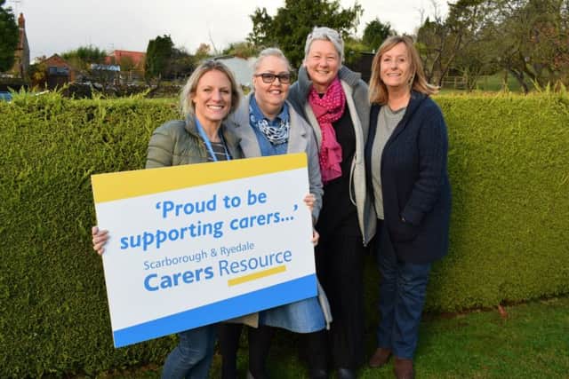 Members of the Scarborough and Ryedale Carers Resource team attending on the day keen to talk to folks on Friday November 30.