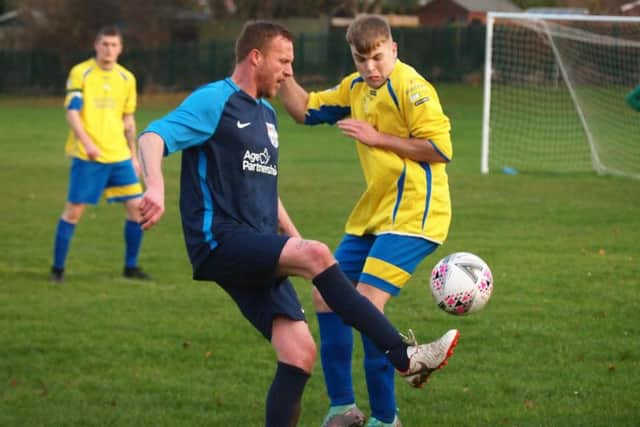 JP Watson on the ball for FC Rosette. Picture by Steve Lilly.