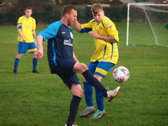 JP Watson on the ball for FC Rosette. Picture by Steve Lilly.