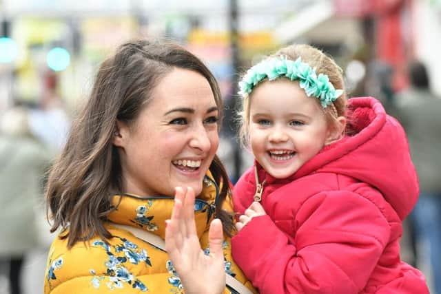 Santa's arrival at Scarborough harbour was greeted with smiles all round