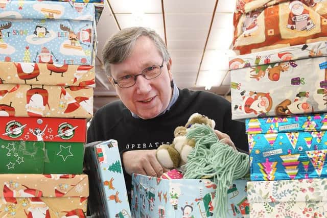 Area Coordinator Graham Hobson is urging those making up their shoeboxes to take them into a collection point by Monday at the latest.