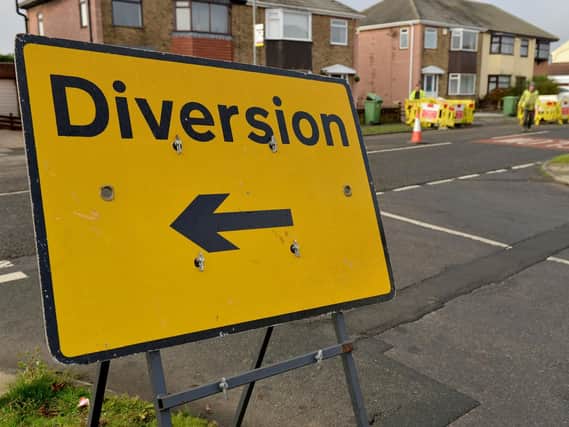 A diversion has been put in place until the road reopens