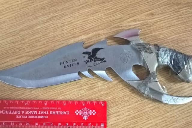 Zombie knife found in Bridlington