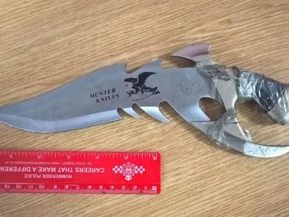 Zombie knife found in Bridlington