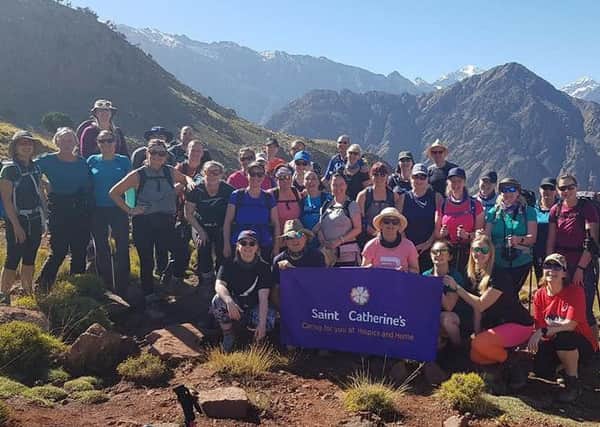 The Saint Catherines Atlas Mountain Trek participants managed to raise almost Â£50,000 for the hospice.
