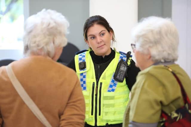 Police officers will be offering welfare advice to older people in Filey.