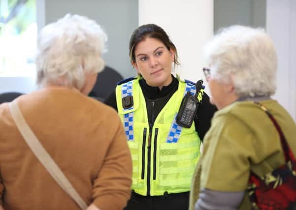 Police officers will be offering welfare advice to older people in Filey.