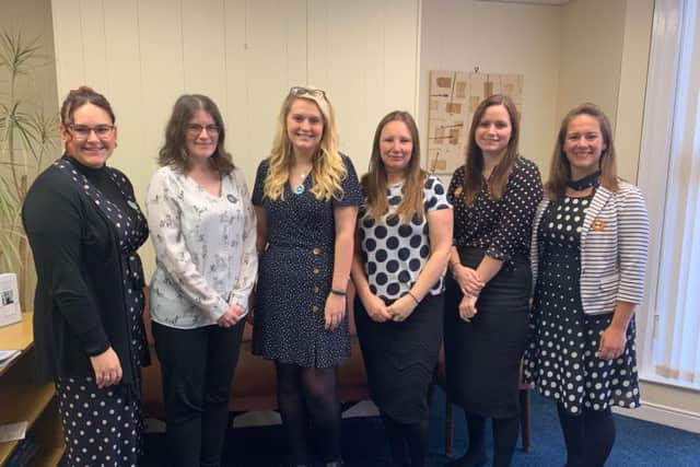 Staff at North Yorkshire Law go spotty for Children in Need.