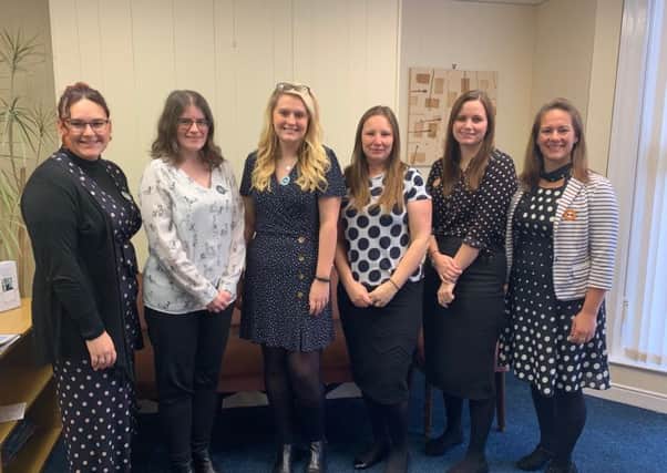 Staff at North Yorkshire Law go spotty for Children in Need.