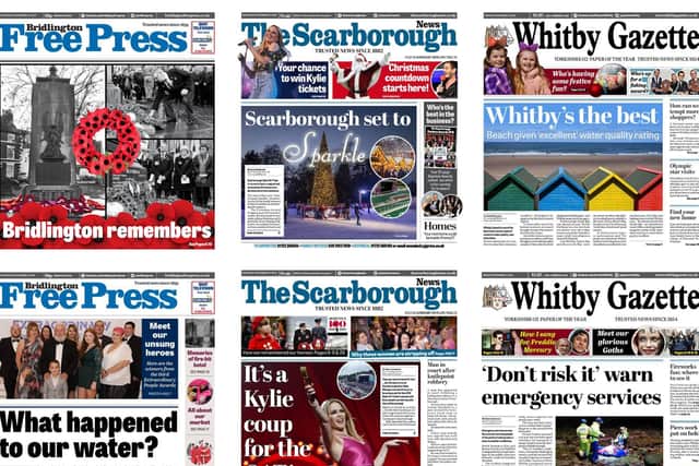 Bridlington Free Press, The Scarborough News and Whitby Gazette
