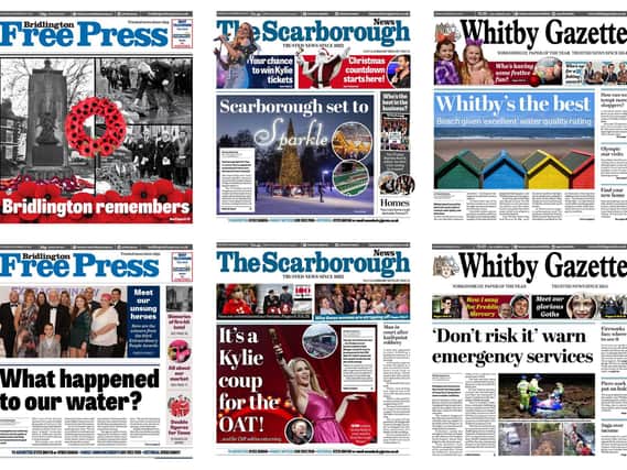 Bridlington Free Press, The Scarborough News and Whitby Gazette