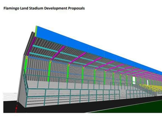 An artist's impression of the new stand