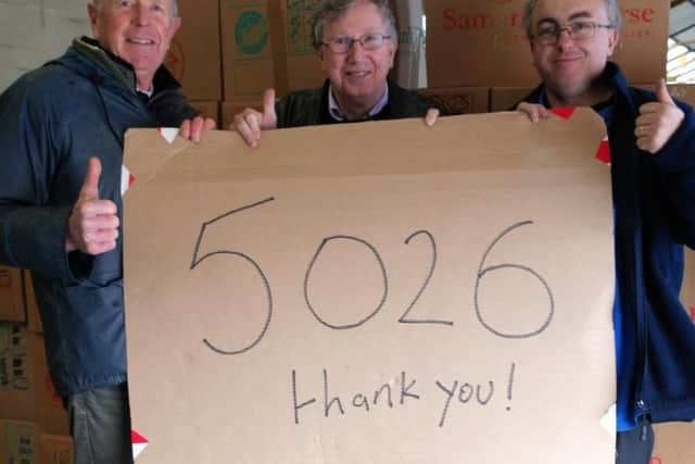This years Operation Christmas Child shoebox appeal has closed with 5,026 shoeboxes