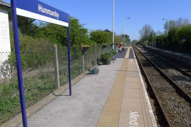 The Friends of Hunmanby Railway Station group has spruced up the area.