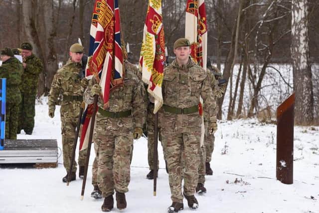 Yorkshire Colour Party in Estonia - will you support our troops this Christmas?