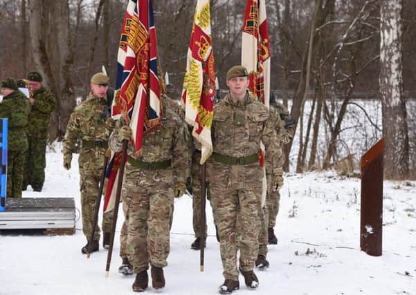 Yorkshire Colour Party in Estonia - will you support our troops this Christmas?