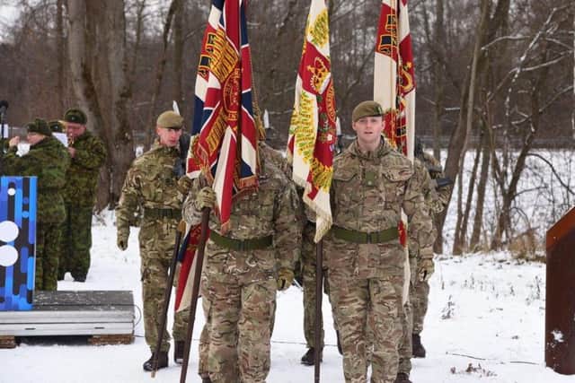 Yorkshire Regiment soldiers will be in Estonia this Christmas.