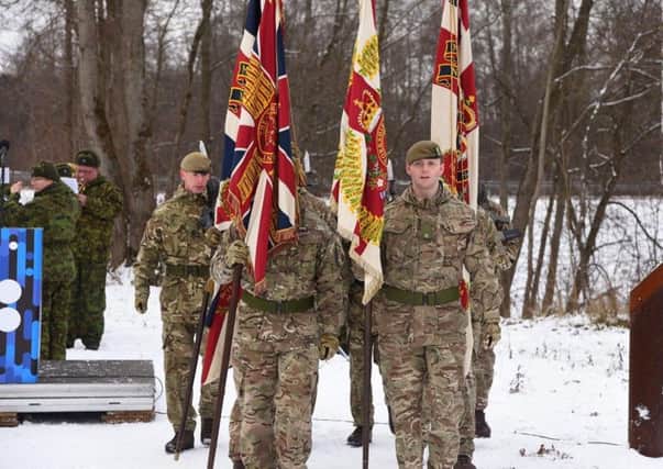Yorkshire Regiment soldiers will be in Estonia this Christmas.