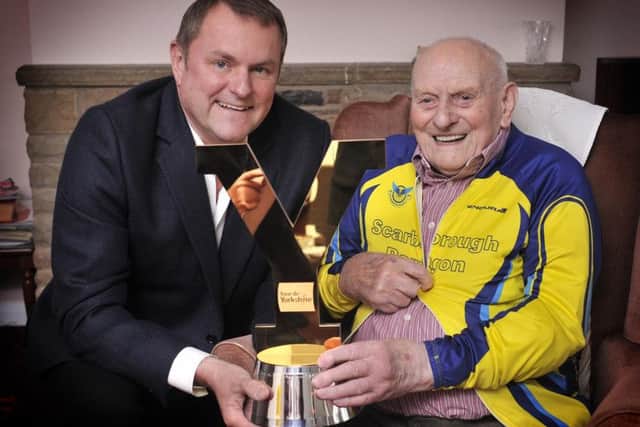 Welcome to Yorkshires Sir Gary Verity with Stan Chadwick, who sadly passed away last week aged 102