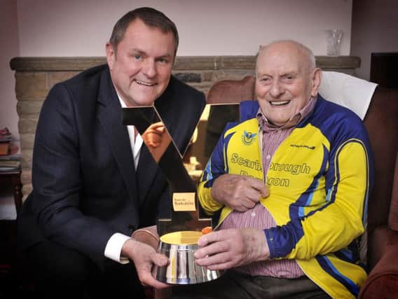 Welcome to Yorkshires Sir Gary Verity with Stan Chadwick, who sadly passed away last week aged 102