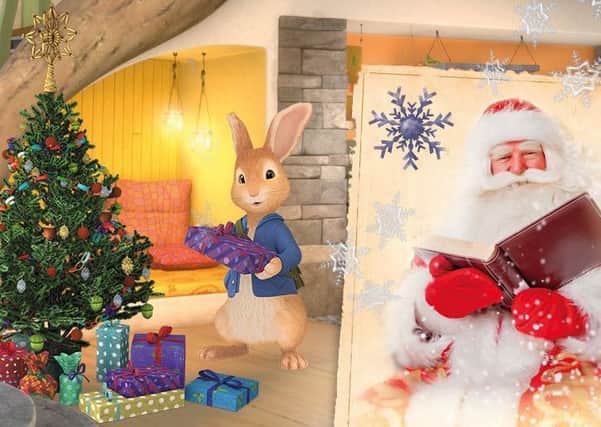 Story time with Father Christmas will be focusing on Peter Rabbit.