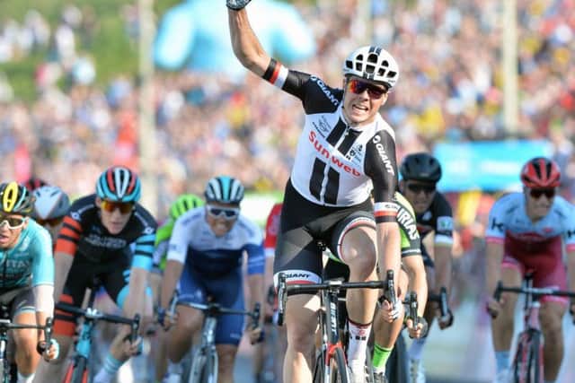 The Tour de Yorkshire in Scarborough