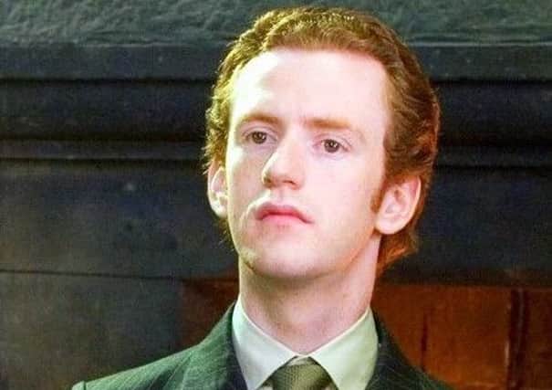 Chris Rankin, who played Percy Weasley in the Harry Potter movies.