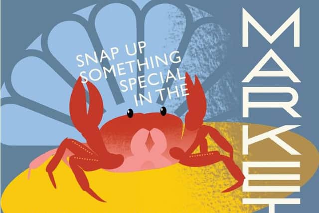 The new sign directing people to Scarborough market has been approved - but it's left some councillors feeling crabby